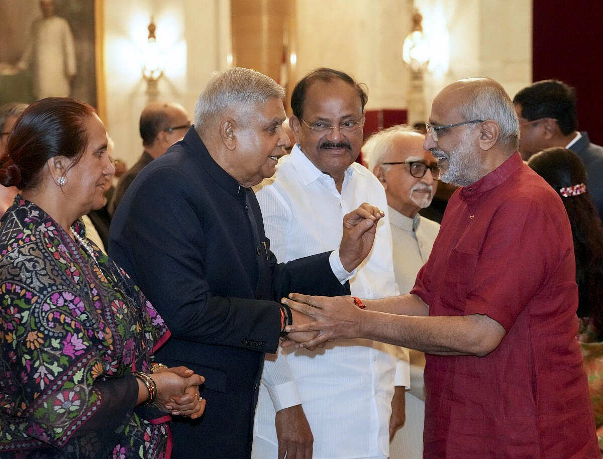 ರಾಜೀನಾಮೆ ಬಳಿಕ ಮೊದಲ ಬಾರಿ ಸಾರ್ವಜನಿಕವಾಗಿ ಕಾಣಿಸಿಕೊಂಡ ಜಗದೀಪ್ ಧನಕರ್