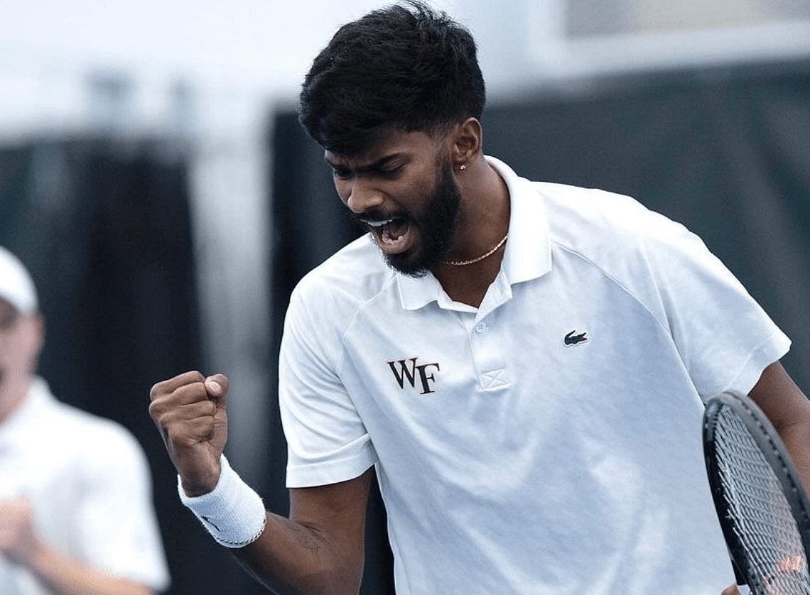 ಡೇವಿಸ್‌ ಕಪ್‌ | ಜೆರೋಮ್ ಕಿಮ್‌ಗೆ ಆಘಾತ ನೀಡಿದ ದಕ್ಷಿಣೇಶ್ವರ: ಭಾರತಕ್ಕೆ ಮುನ್ನಡೆ