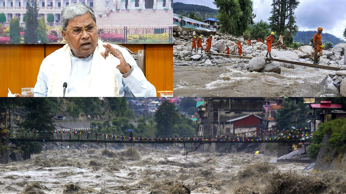 ಪ್ರವಾಹ ಪೀಡಿತ ಹಿಮಾಚಲ ಪ್ರದೇಶಕ್ಕೆ ₹5 ಕೋಟಿ ನೆರವು:  ಮುಖ್ಯಮಂತ್ರಿ ಸಿದ್ದರಾಮಯ್ಯ