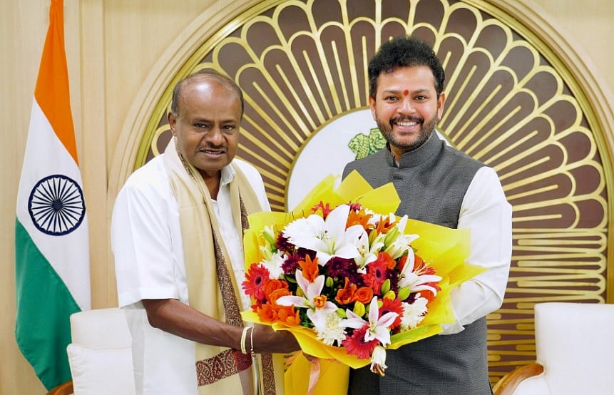 KRS ಹಿನ್ನೀರಿನಲ್ಲಿ ಜಲ ವಿಮಾನಯಾನ ಕ್ರೀಡೆ: ರಾಮಮೋಹನ್‌ ನಾಯ್ಡು–ಎಚ್‌ಡಿಕೆ ಚರ್ಚೆ