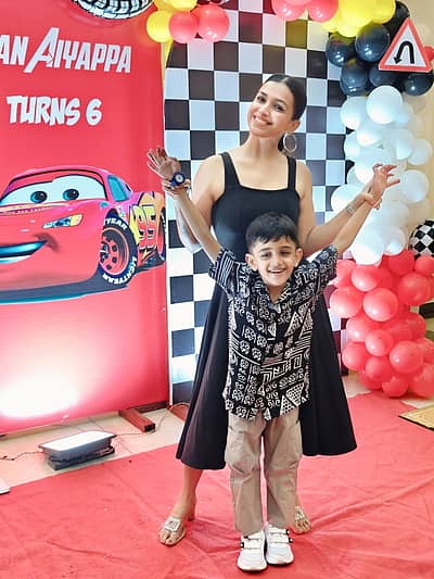 ಇದೀಗ ಜಿಯನ್‌ ಅಯ್ಯಪ್ಪಗೆ 6 ವರ್ಷ ತುಂಬಿದೆ. ಹೀಗಾಗಿ ಮಗನ ಆರನೇ ವರ್ಷದ ಹುಟ್ಟುಹಬ್ಬವನ್ನು ಆಚರಿಸಿದ್ದಾರೆ.