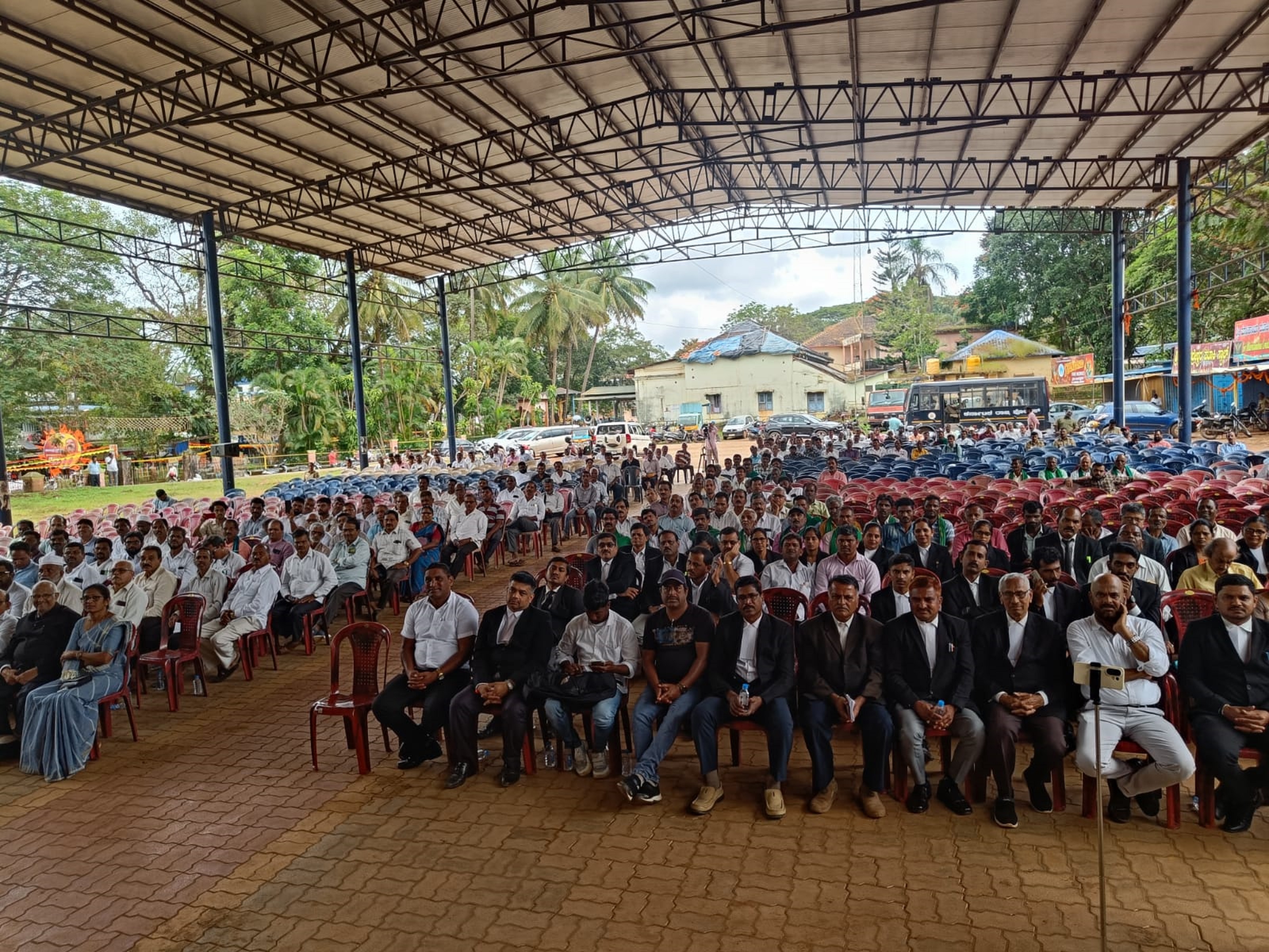 ಸಾಗರದಲ್ಲಿ ನಡೆದ ಬಹಿರಗ ಸಭೆಯಲ್ಲಿ ಸೇರಿದ್ದ ಜನಸ್ತೋಮ