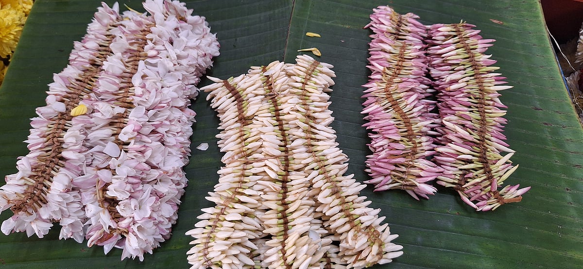 ಉಡುಪಿ ಮಲ್ಲಿಗೆ ಹೂವಿನ ದರ ಗಗನಕ್ಕೆ: ಒಂದು ಚೆಂಡಿಗೆ ₹600!