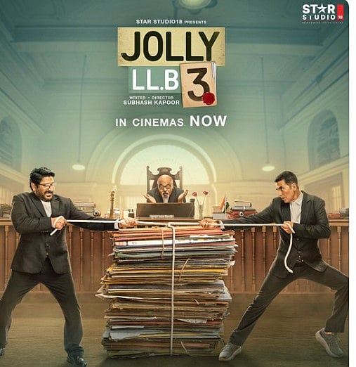 ಅಕ್ಷಯ್ ಕುಮಾರ್ ನಟನೆಯ ‘ಜಾಲಿ ಎಲ್‌ಎಲ್‌ಬಿ3‘  ಸಿನಿಮಾಕ್ಕೆ ಅಭಿಮಾನಿಗಳ ಮೆಚ್ಚುಗೆ 