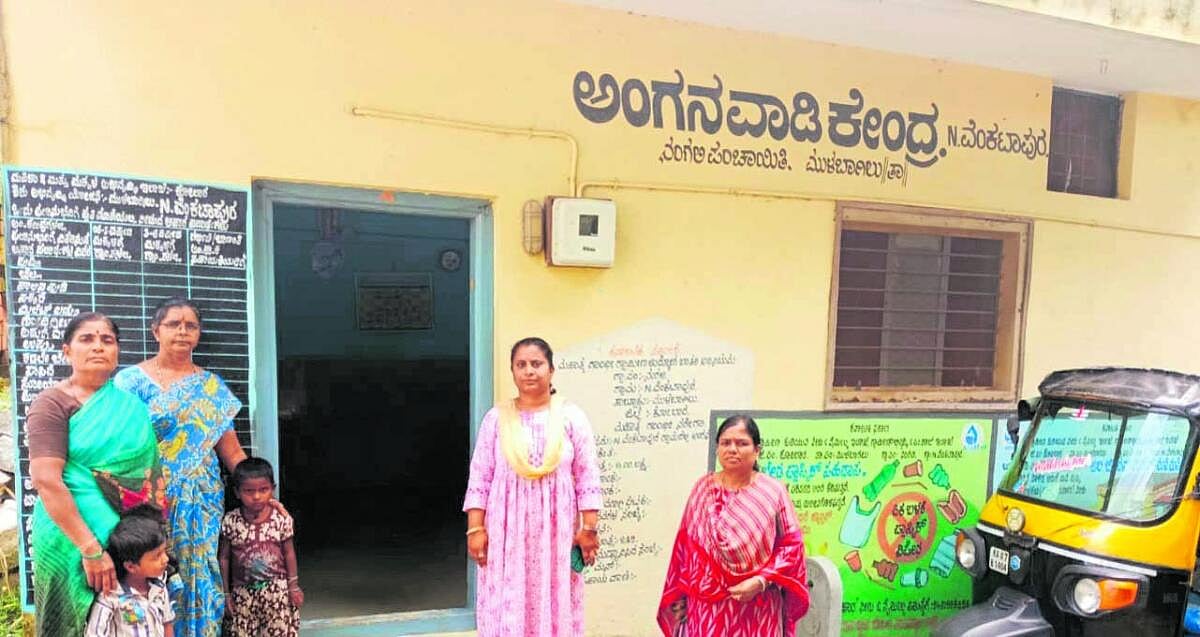 ಪ್ರಜಾವಾಣಿ ವರದಿ ಫಲಶ್ರುತಿ| ನಂಗಲಿ: ಅಂಗನವಾಡಿ ಕೇಂದ್ರಕ್ಕೆ ಹಾಕಿದ್ದ ಬೀಗ ತೆರವು 