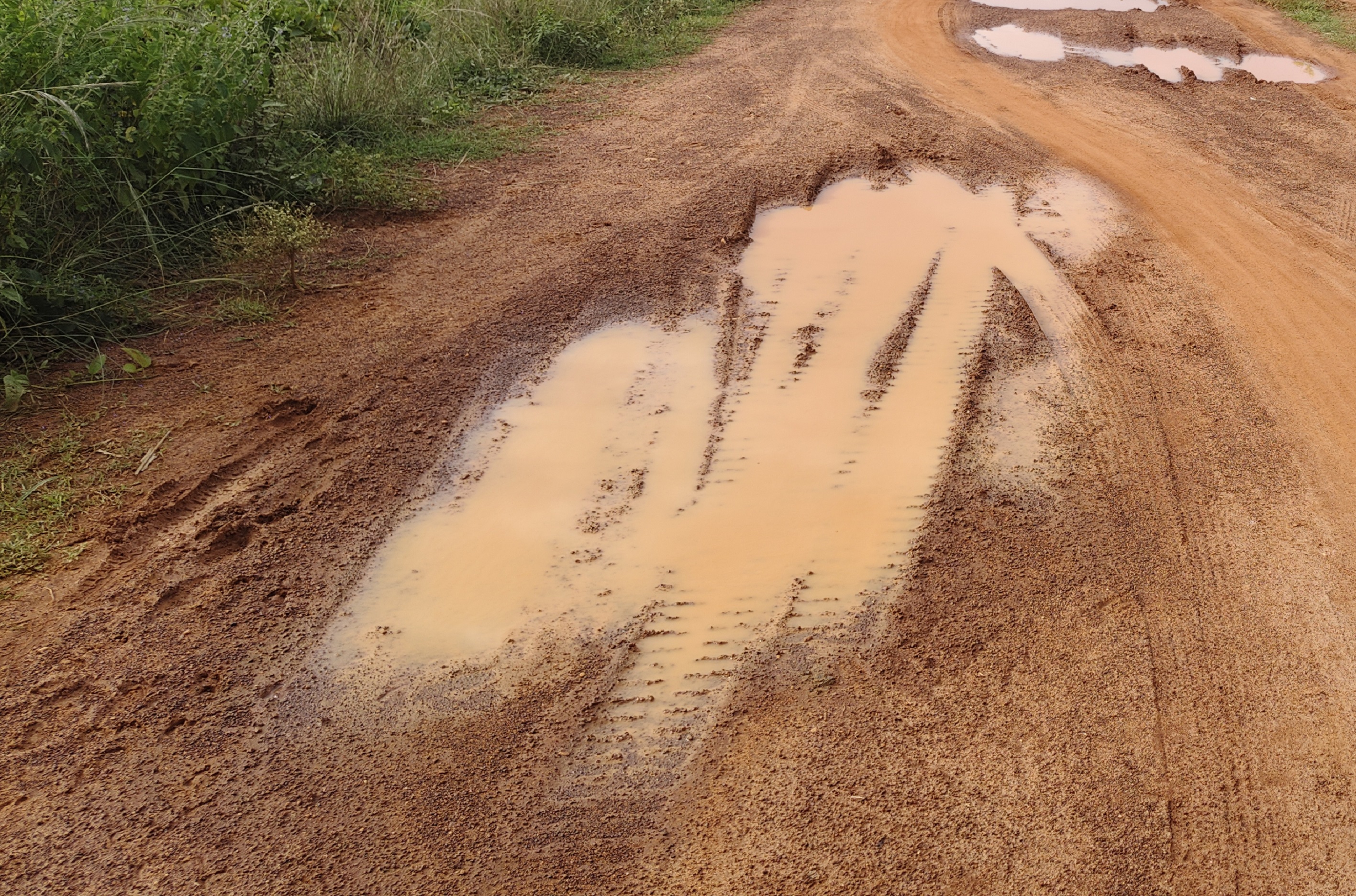 ಹದಗೆಟ್ಟಿರುವ ಗಂಗನಹಳ್ಳಿ ಗ್ರಾಮದ ರಸ್ತೆ