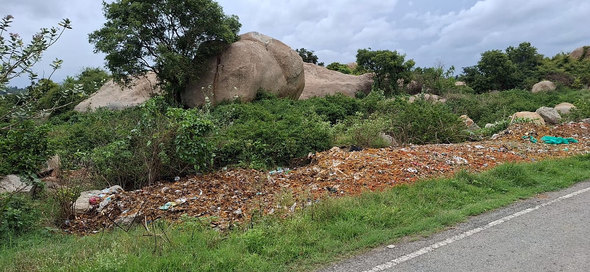 ಮುಳಬಾಗಿಲು | ಟೊಮೊಟೊ ಮಾರುಕಟ್ಟೆ: ತ್ಯಾಜ್ಯ ವಿಲೇವಾರಿಗಿಲ್ಲ ಸ್ಥಳ 