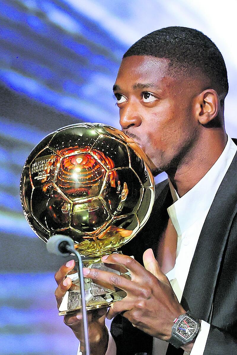 ಓಸ್ಮಾನ್‌ಗೆ ಬ್ಯಾಲನ್ ಡಿ’ ಓರ್ ಪ್ರಶಸ್ತಿ