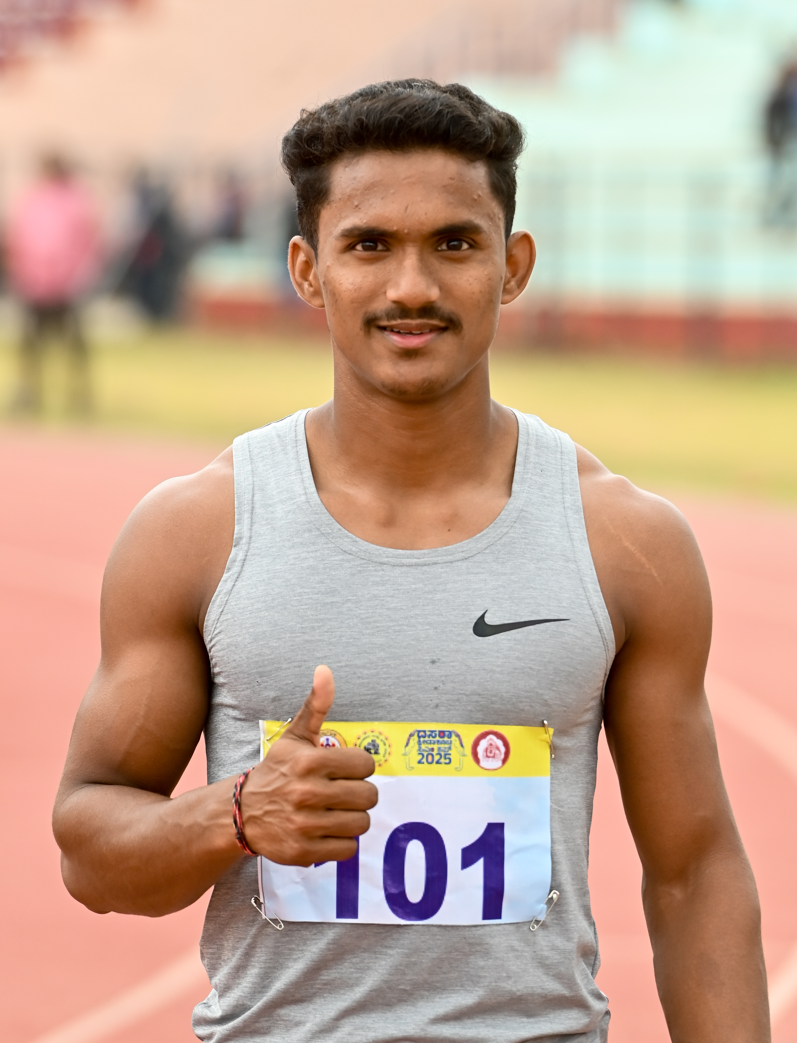 ಪುರುಷರ 100 ಮೀ. ಓಟದಲ್ಲಿ ಕೂಟ ದಾಖಲೆ ಬರೆದ ಶಿವಮೊಗ್ಗದ ಗೌತಮ್‌