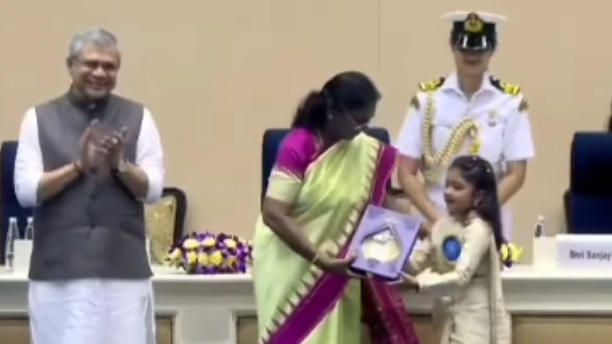 Treesha thosar National Award: ಬಾಲನಟಿ ತ್ರಿಶಾಗೆ ರಾಷ್ಟ್ರೀಯ ಪುರಸ್ಕಾರ: ಪೋರಿಯ ಚುರುಕುತನಕ್ಕೆ ಬೆರಗಾದ ಸಭೆ