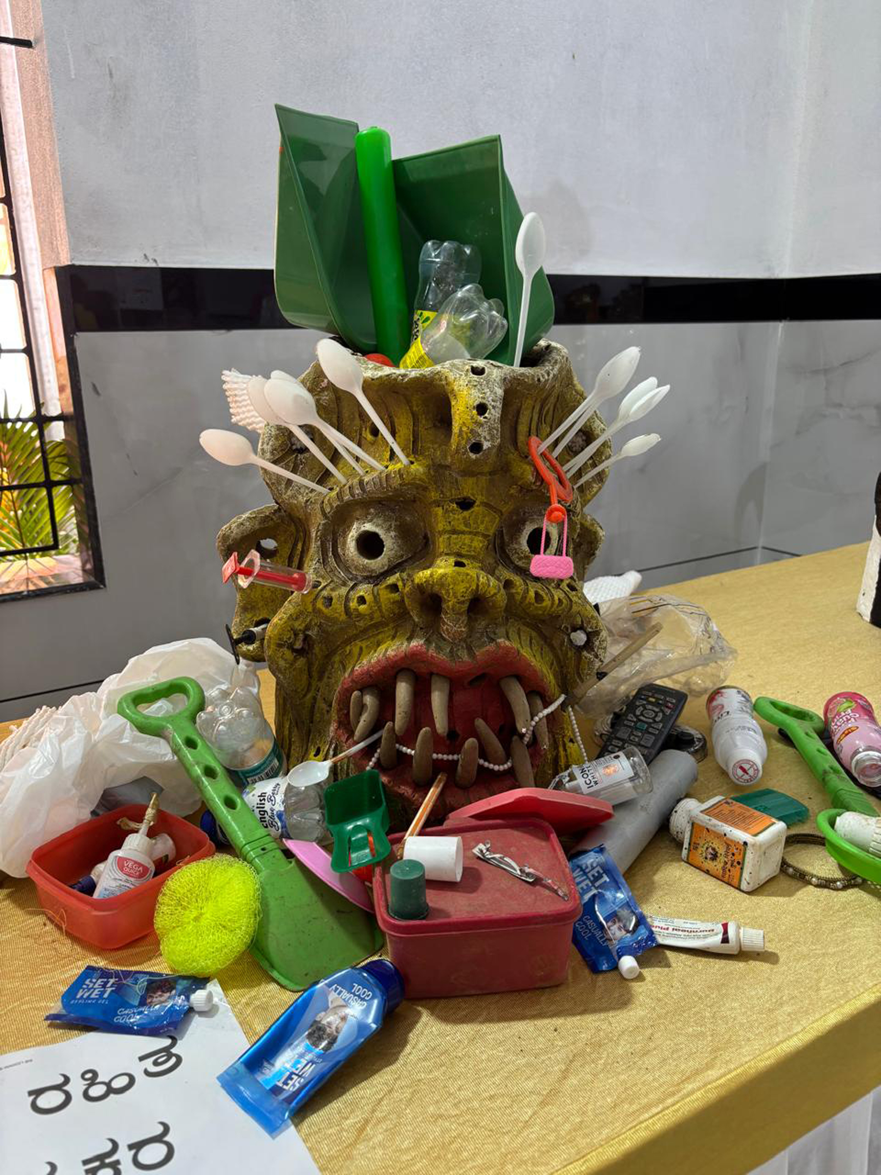 ವೆಂಕಿ ಪಲಿಮಾರ್ ಅವರಿಂದ ಜನಜಾಗೃತಿಯ ಕಲಾಕೃತಿ