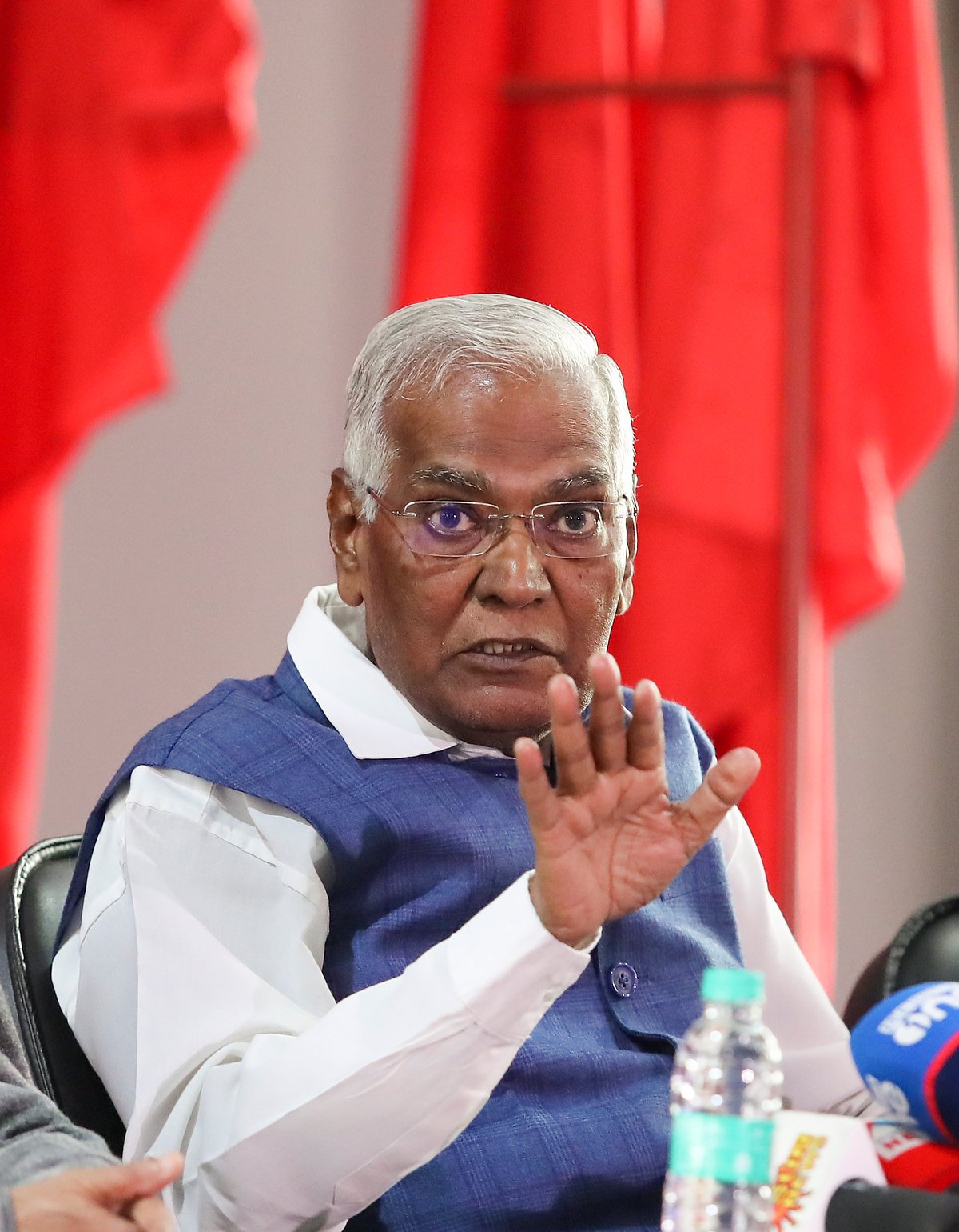 ಸಿಪಿಐ ಪ್ರಧಾನ ಕಾರ್ಯದರ್ಶಿಯಾಗಿ ಡಿ.ರಾಜಾ ಪುನರಾಯ್ಕೆ 