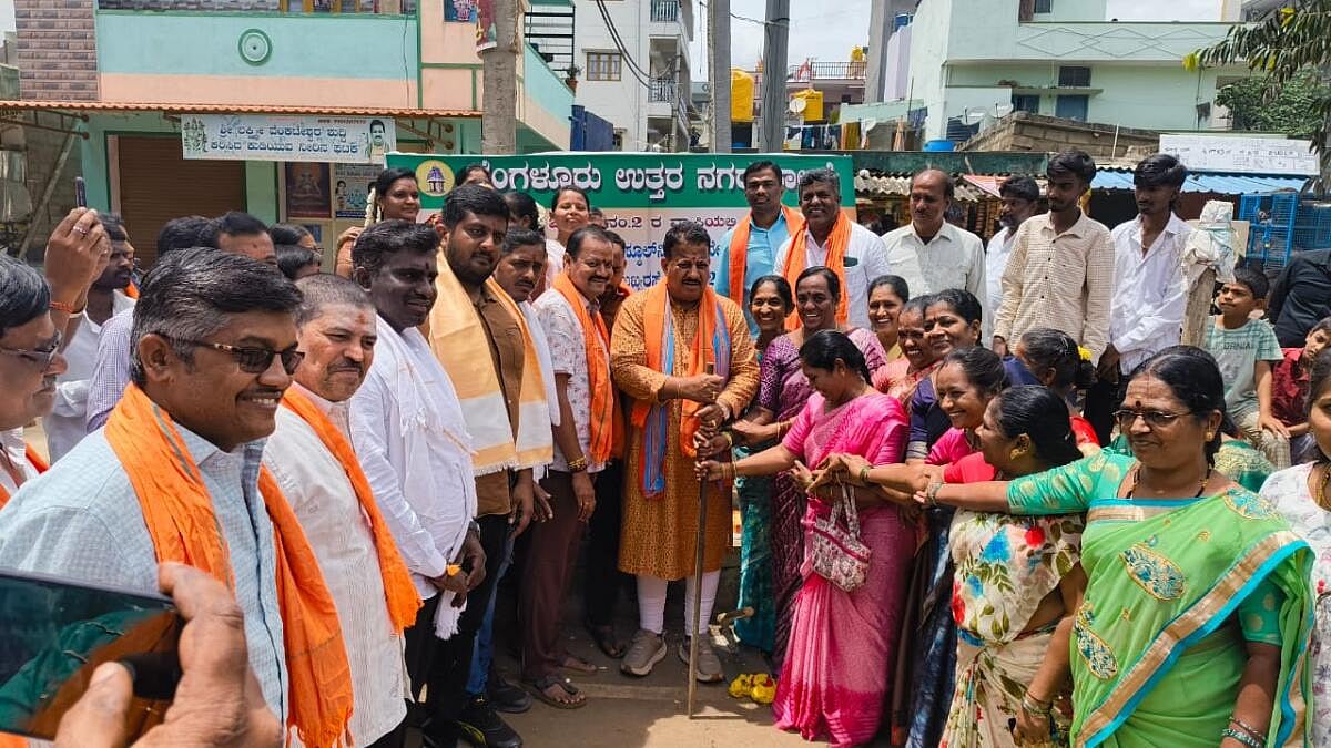 ಯಲಹಂಕ: ₹12 ಕೋಟಿ ವೆಚ್ಚದ ಕಾಮಗಾರಿಗೆ ಶಾಸಕ ಎಸ್‌.ಆರ್‌. ವಿಶ್ವನಾಥ್‌ ಚಾಲನೆ