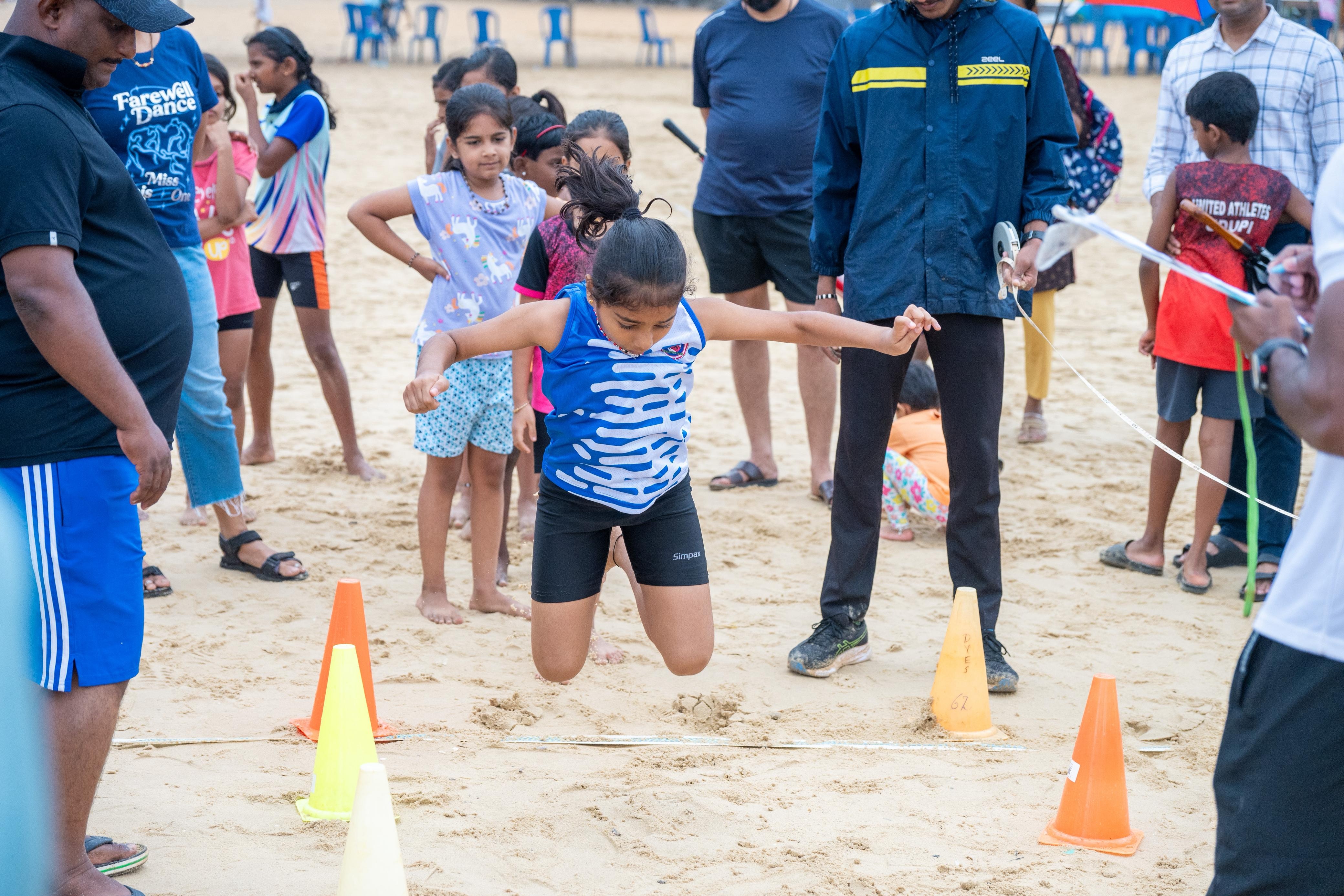 ಕ್ರೀಡಾಕೂಟದಲ್ಲಿ ಚಿಣ್ಣರು ಪಾಲ್ಗೊಂಡಿದ್ದರು