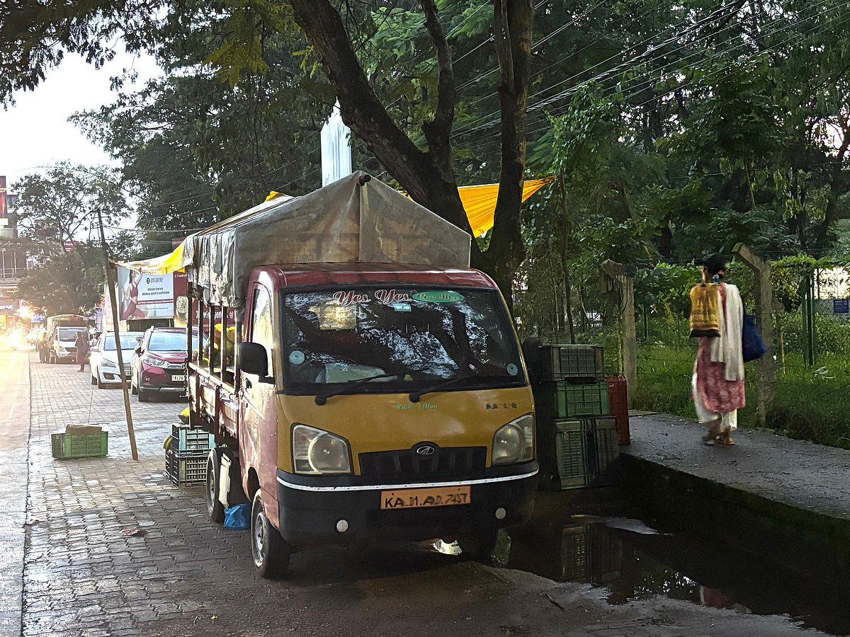 ಉಡುಪಿ | ಟಾರ್ಪಾಲ್‌ ಹಾಕಿ ಹಣ್ಣು ಮಾರಾಟ: ಫುಟ್‌ಪಾತ್‌ ಅತಿಕ್ರಮಣಕ್ಕಿಲ್ಲವೇ ಕ್ರಮ?