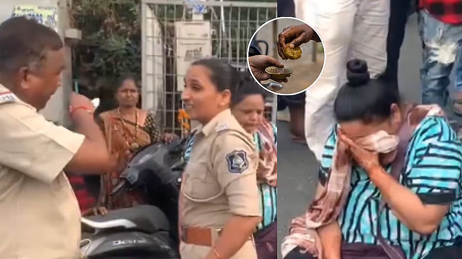 ₹20ಕ್ಕೆ ಕೇವಲ 4 ಪಾನಿಪುರಿ: ರಸ್ತೆಯಲ್ಲಿ ಕುಳಿತು ಮಹಿಳೆ ಪ್ರತಿಭಟನೆ