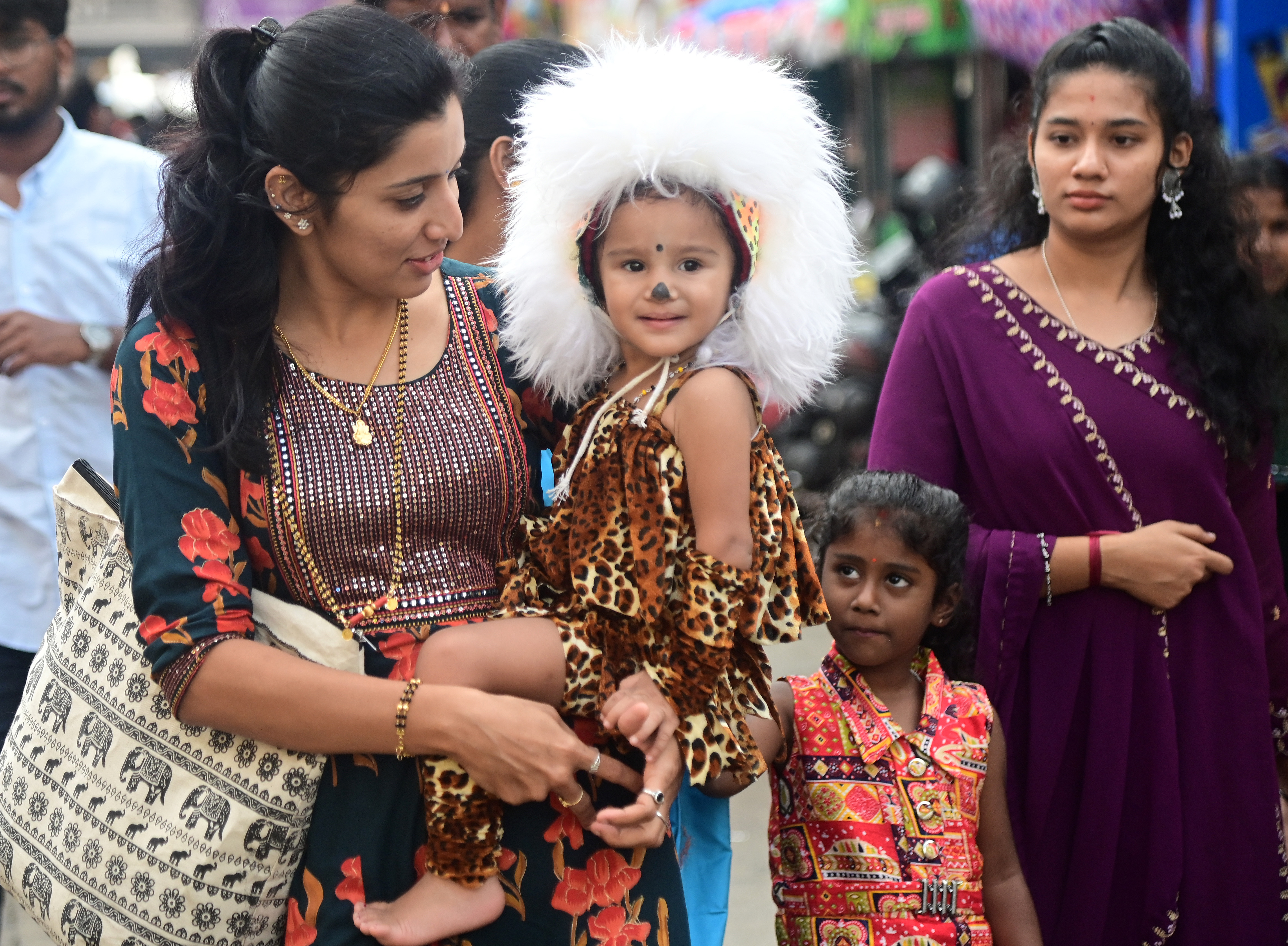ಕಿನ್ನಿಪಿಲಿ ಸ್ಪರ್ಧೆ ಮಗುವನ್ನು ಅಣಿಗೊಳಿಸಿದ್ದ ತಾಯಿಯ ಸಂಭ್ರಮ