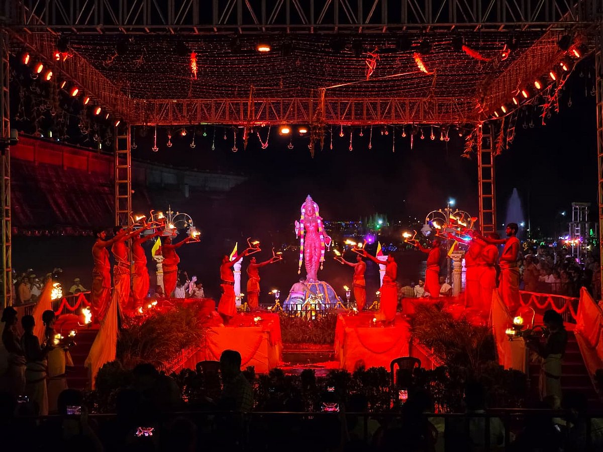 ಕೆಆರ್‌ಎಸ್‌: ಐದು ದಿನಗಳ ‘ಕಾವೇರಿ ಆರತಿ’ಗೆ ವರ್ಣರಂಜಿತ ತೆರೆ 