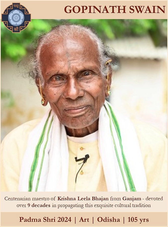 ಜಾನಪದ ಕಲಾವಿದ, ಪದ್ಮಶ್ರಿ ಪುರಸ್ಕೃತ ಗೋಪಿನಾಥ್‌ ಸ್ವೈನ್‌ ನಿಧನ
