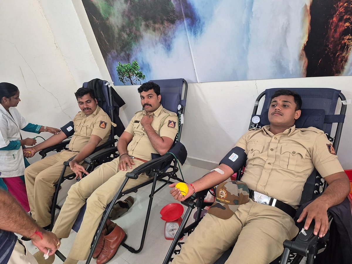 ಶಿವಮೊಗ್ಗ| ವನ್ಯಜೀವಿ ಸಪ್ತಾಹ: ಅರಣ್ಯ ಸಿಬ್ಬಂದಿಗೆ ಆರೋಗ್ಯ ಶಿಬಿರ