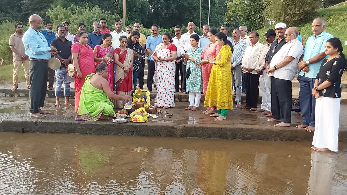ಕುಶಾಲನಗರ: ಕಾವೇರಿ ನದಿಗೆ 178ನೇ ಮಹಾ ಆರತಿ