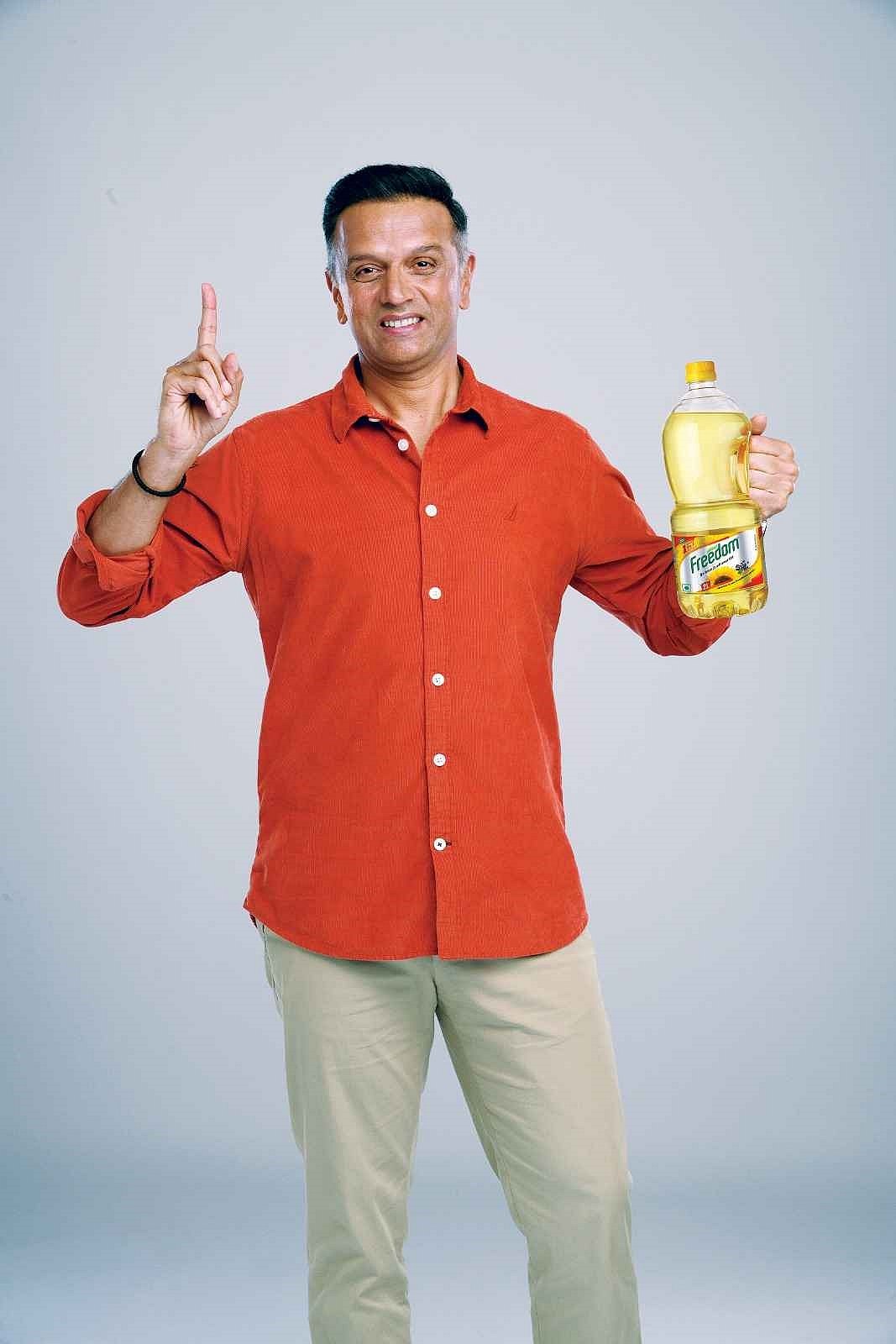 ಫ್ರೀಡಂ ಸನ್‌ ಫ್ಲವರ್‌ ಆಯಿಲ್‌ಗೆ ದ್ರಾವಿಡ್ ರಾಯಭಾರಿ