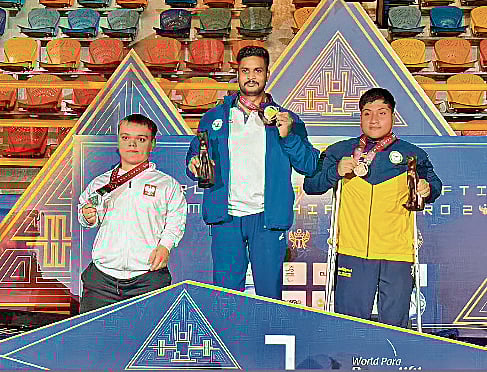 ವಿಶ್ವ ಪ್ಯಾರಾ ಪವರ್‌ಲಿಫ್ಟಿಂಗ್‌ ಚಾಂಪಿಯನ್‌ಷಿಪ್‌: ಭಾರತದ ವಿನಯ್‌ಗೆ ಚಿನ್ನ