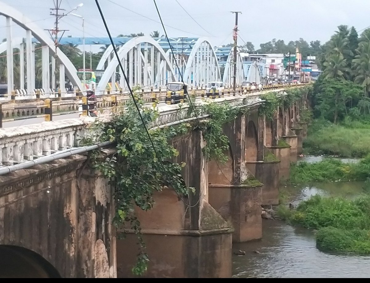 ಭದ್ರಾವತಿ | ನಿರ್ವಹಣೆ ಕೊರತೆ: ಹಳೆ ಸೇತುವೆ ಶಿಥಿಲಾವಸ್ಥೆಯತ್ತ