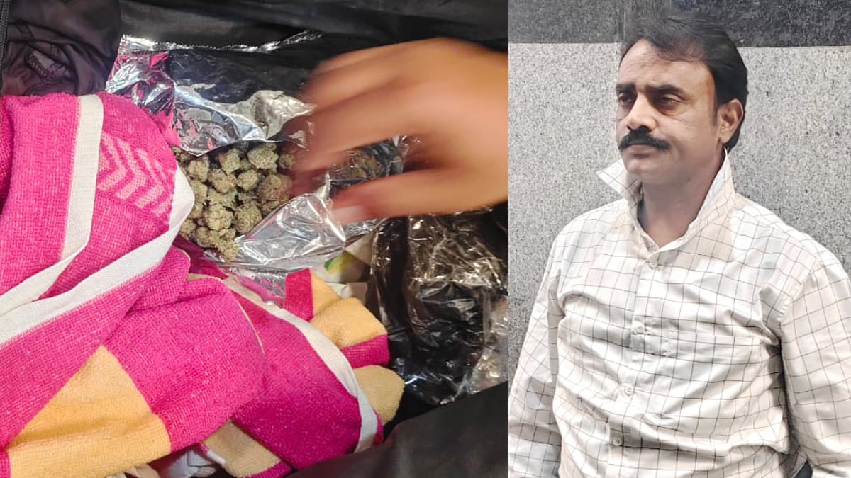 ಮಂಗಳೂರು: ವಿಮಾನ ಪ್ರಯಾಣಿಕನಿಂದ ಗಾಂಜಾ ವಶ