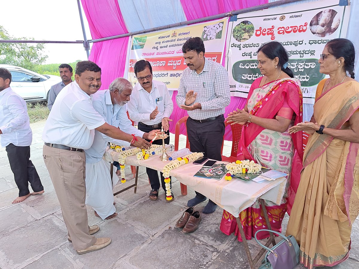 ನಿಡಗುಂದಿ: ರೇಷ್ಮೆ ಕೃಷಿಗೆ ಒತ್ತು ನೀಡಲು ಸಲಹೆ