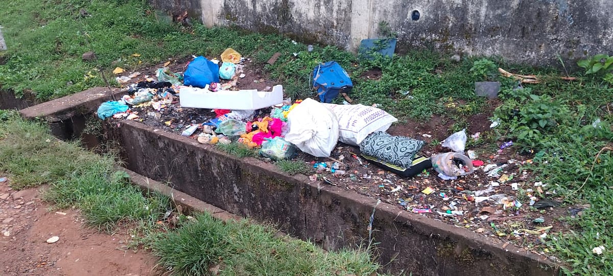 ಸುಂಟಿಕೊಪ್ಪ | ಸ್ಪಂದಿಸದ ಜನ: ರಸ್ತೆಯಲ್ಲೇ ಕಸ ಅಭಿಯಾನ!