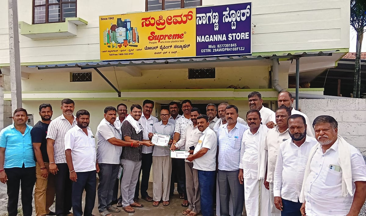 ಬಾಗೂರು: ಟಿಎಪಿಎಂಎಸ್ ಜೆಡಿಎಸ್ ಬೆಂಬಲಿತ  ಅಭ್ಯರ್ಥಿಗಳಿಂದ ಪ್ರಚಾರ 