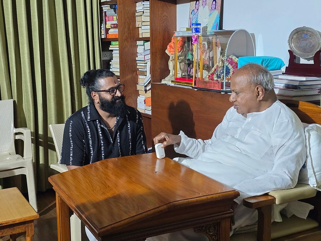 ಇದು ಬರೀ ಭೇಟಿಯಲ್ಲ, ನಮ್ಮ ನಾಡಿನ ಹಿರಿಯ ಚೇತನದೊಂದಿಗಿನ ಸುಂದರ ಸಂವಾದ: ನಟ ರಿಷಬ್