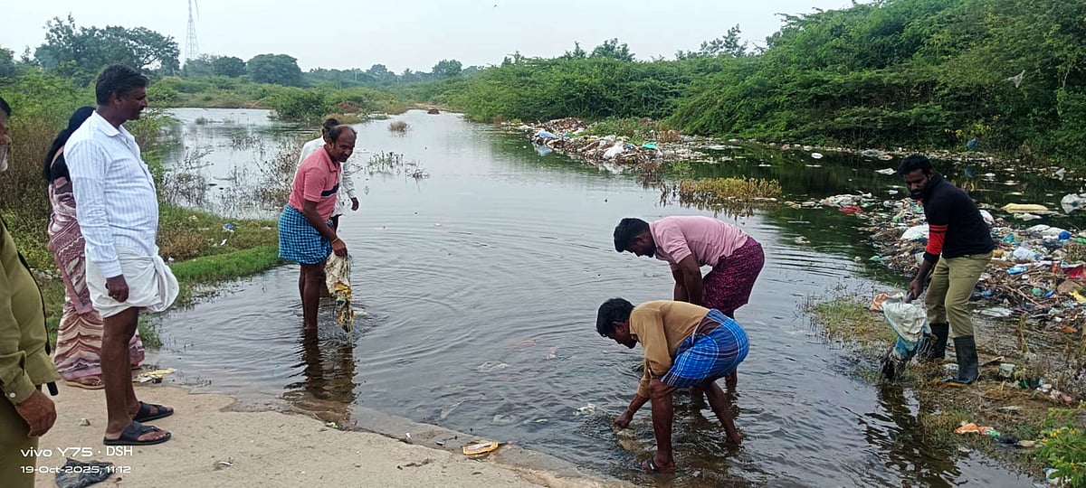 ಕುಷ್ಟಗಿ | ಹಳ್ಳದಲ್ಲಿನ ತ್ಯಾಜ್ಯ ವಿಲೇವಾರಿಗೆ ಕ್ರಮ: ಪಂಪಾಪತಿ ಹಿರೇಮಠ