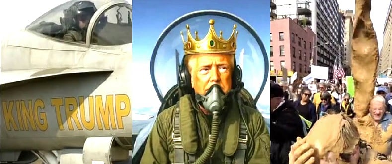 ನೋ ಕಿಂಗ್ಸ್ ಪ್ರೊಟೆಸ್ಟ್‌ಗೆ ವಿರೋಧ: ಪ್ರತಿಭಟನಕಾರರ ಮೇಲೆ ಕೆಸರು ಎರಚಿದ ಟ್ರಂಪ್!