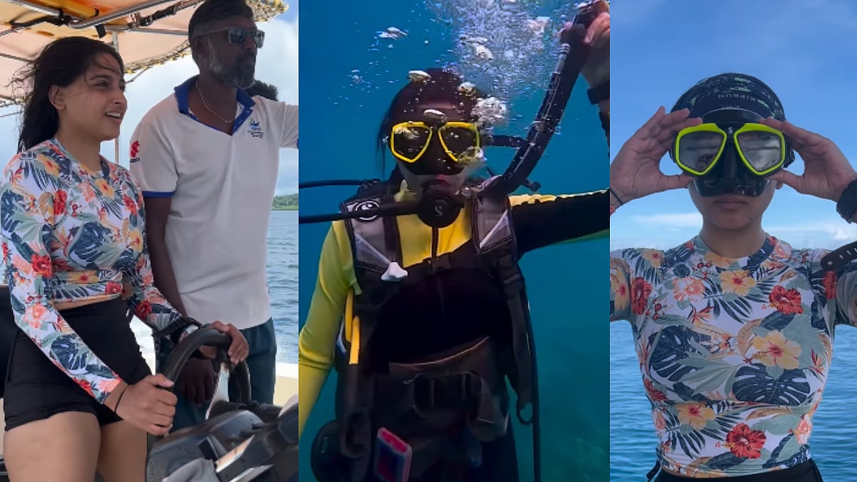 ಸ್ನೇಹಿತೆಯರ ಜೊತೆ ಸ್ಕೂಬಾ ಡೈವಿಂಗ್ ಮಾಡಿದ ನಟಿ ನಿಶ್ವಿಕಾ ನಾಯ್ಡು: ವಿಡಿಯೊ ನೋಡಿ