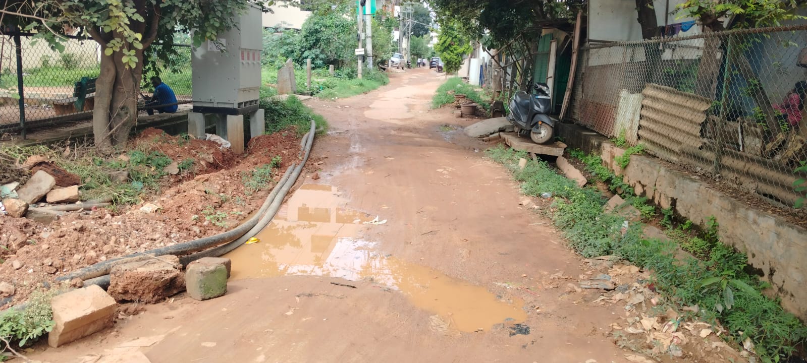 ಎಂಟಿಬಿ ಪಾರ್ಕ್ ಬಳಿ ರಸ್ತೆ ಸ್ಥಿತಿ