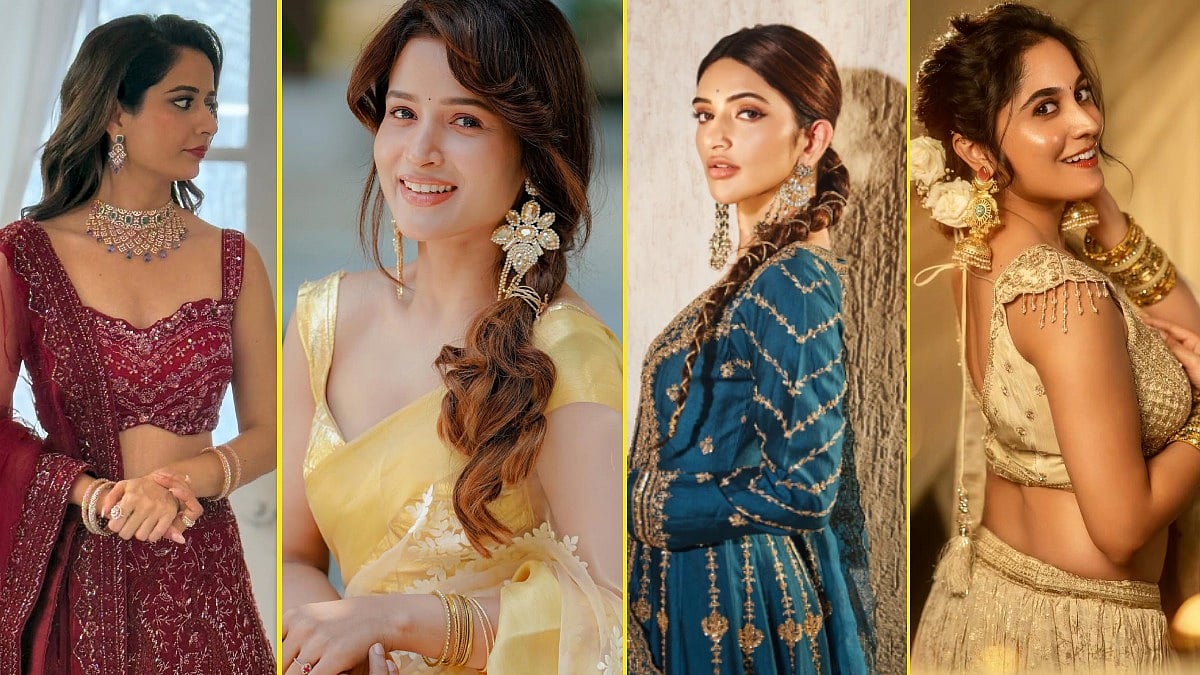 ದೀಪಾವಳಿ ಹಬ್ಬದಲ್ಲಿ ಮಿಂಚಿದ ಸ್ಯಾಂಡಲ್‌ವುಡ್ ನಟಿಯರು: ಚಿತ್ರಗಳು ಇಲ್ಲಿವೆ