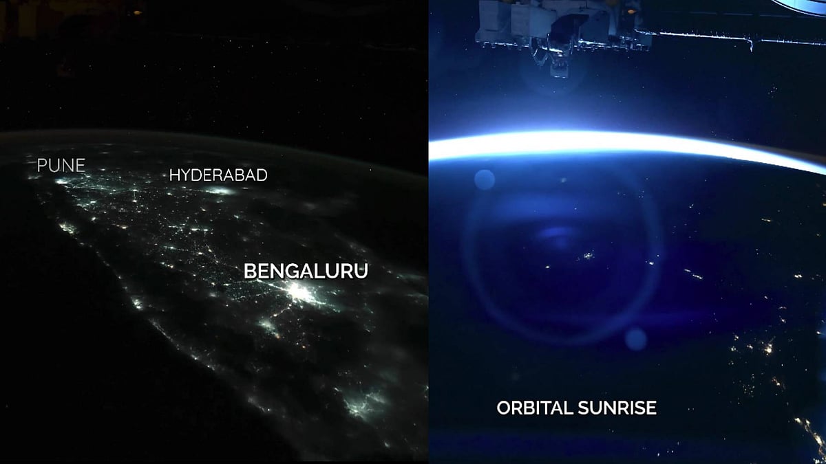 ಮಿನುಗುವ ಪುಣೆ, ಬೆಂಗಳೂರು.. ಬಾಹ್ಯಾಕಾಶದಿಂದ ಭಾರತ ಕಂಡ ಬಗೆ ಹಂಚಿಕೊಂಡ ಶುಕ್ಲಾ