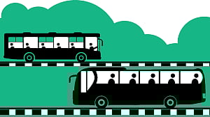 ಬೆಂಗಳೂರು | ತೆರಿಗೆ ಪಾವತಿಸದೇ ವಂಚನೆ: ಖಾಸಗಿ ಬಸ್‌ಗಳ ವಶ