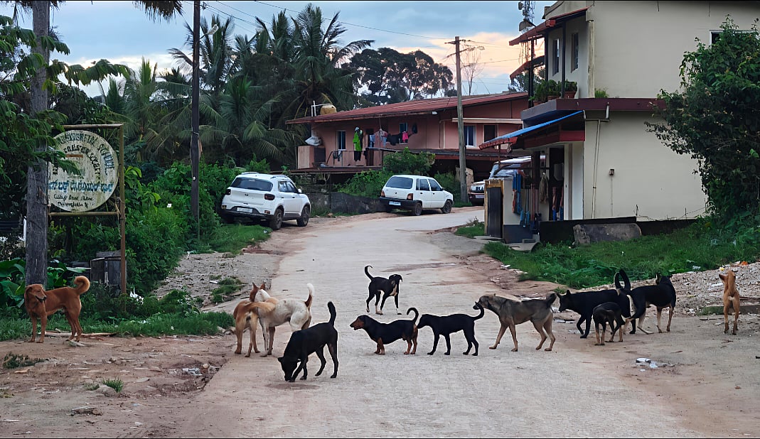 ಆಲ್ದೂರಿನಲ್ಲಿ ಬೀದಿ ನಾಯಿಗಳ ಹಾವಳಿ: ಜನರಲ್ಲಿ ಆತಂಕ