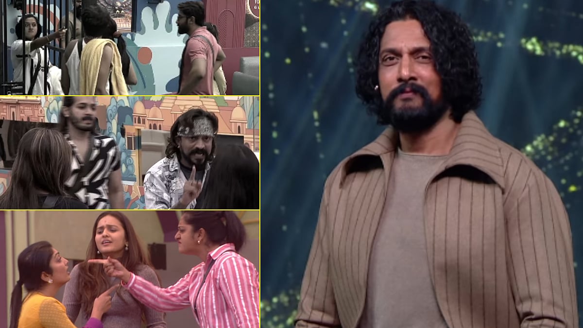 BBK12: ತಪ್ಪಾಗಿ ಆಡಿರುವ ಮಾತಿಗೆ ಲಗಾಮು ಹಾಕಲು ಬಂದರು ಕಿಚ್ಚ ಸುದೀಪ್