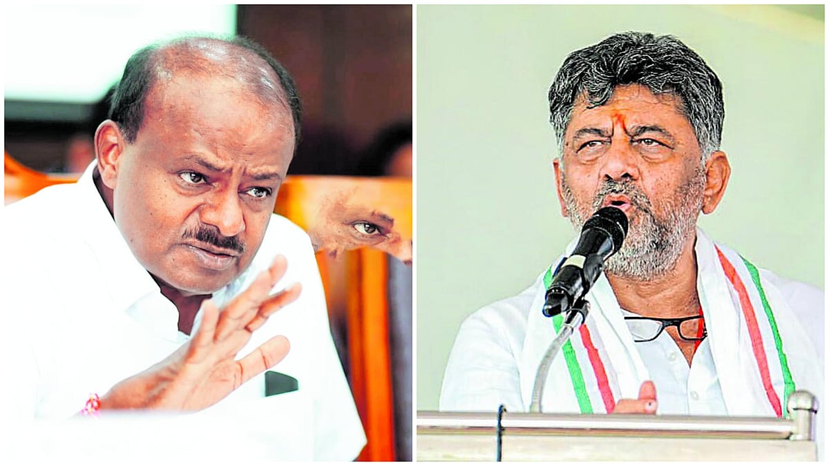 ಎ ಖಾತೆ ಹೆಸರಿನಲ್ಲಿ ಜನರ ಲೂಟಿ ಆರೋಪ: ಎಚ್‌ಡಿಕೆ– ಡಿಕೆಶಿ ‘ಜಗಳ್‌’ ಬಂದಿ