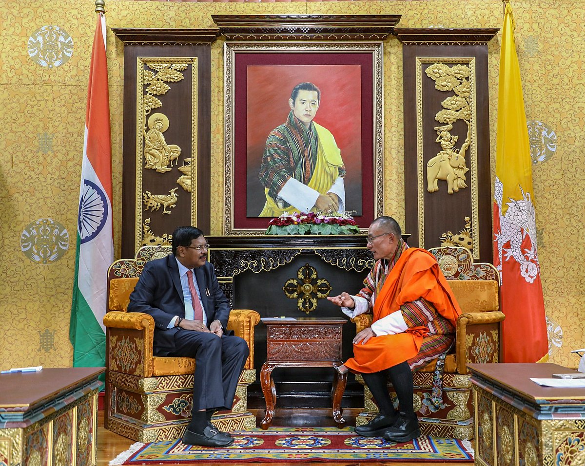 ಭೂತಾನ್‌ ರಾಜ ವಾಂಗ್ಚುಕ್‌, ಪ್ರಧಾನಿ ಟೊಬಗೆ ಭೇಟಿ ಮಾಡಿದ ಸಿಜೆಐ ಬಿ.ಆರ್. ಗವಾಯಿ