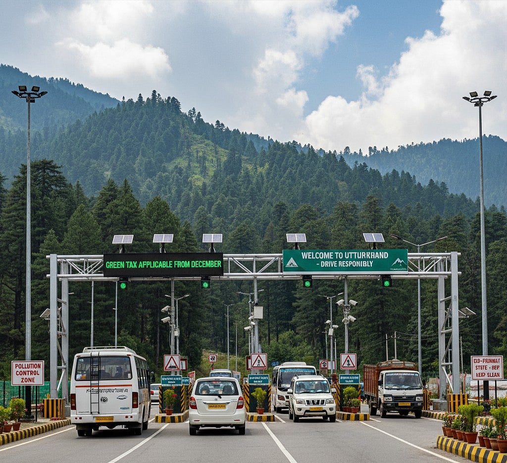 ಬೇರೆ ರಾಜ್ಯಗಳ ವಾಹನಗಳಿಗೆ ಉತ್ತರಾಖಂಡದಲ್ಲಿ ಹಸಿರು ಸುಂಕ: ಡಿಸೆಂಬರ್‌ನಿಂದ ವಸೂಲಿ