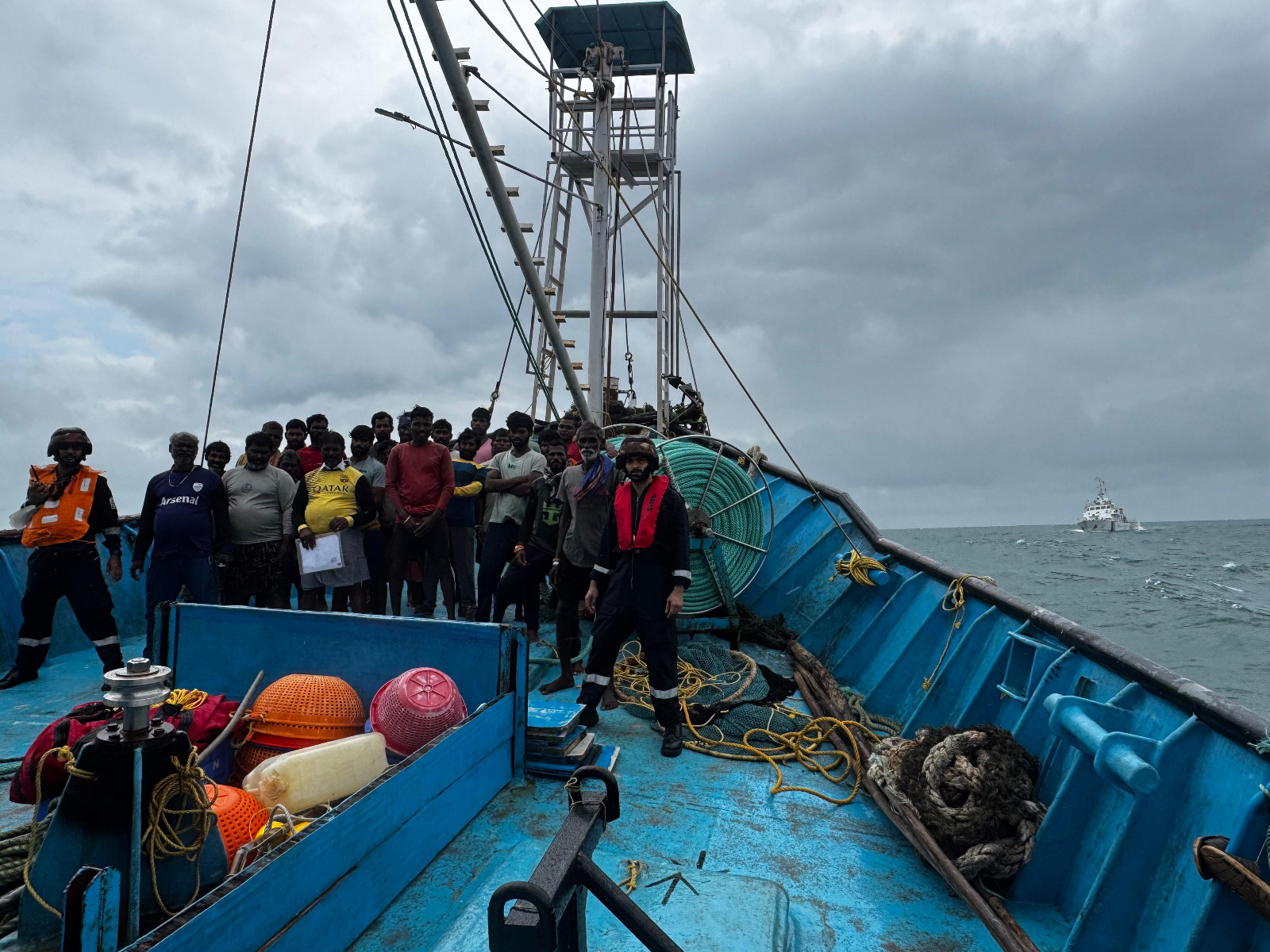 Indian Coast Guard: ಭಾರತೀಯ ಕರಾವಳಿ ರಕ್ಷಣಾ ಪಡೆಯಿಂದ 31 ಮೀನುಗಾರರ ರಕ್ಷಣೆ