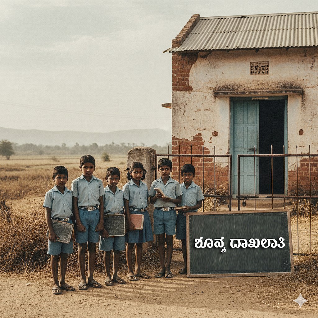 ದೇಶದ 8 ಸಾವಿರ ಶಾಲೆಗಳಲ್ಲಿ ಶೂನ್ಯ ದಾಖಲಾತಿ: ಶಿಕ್ಷಕರಿದ್ದರೂ ವಿದ್ಯಾರ್ಥಿಗಳಿಲ್ಲ