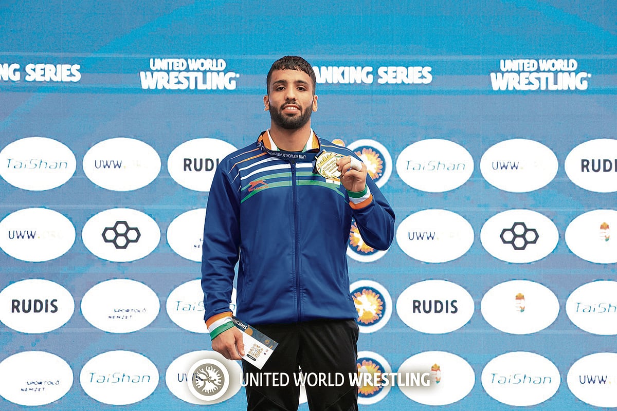 ವಿಶ್ವ ಕುಸ್ತಿ ಚಾಂಪಿಯನ್‌ಷಿಪ್‌: ಸುಜೀತ್‌ಗೆ ಸ್ವರ್ಣ
