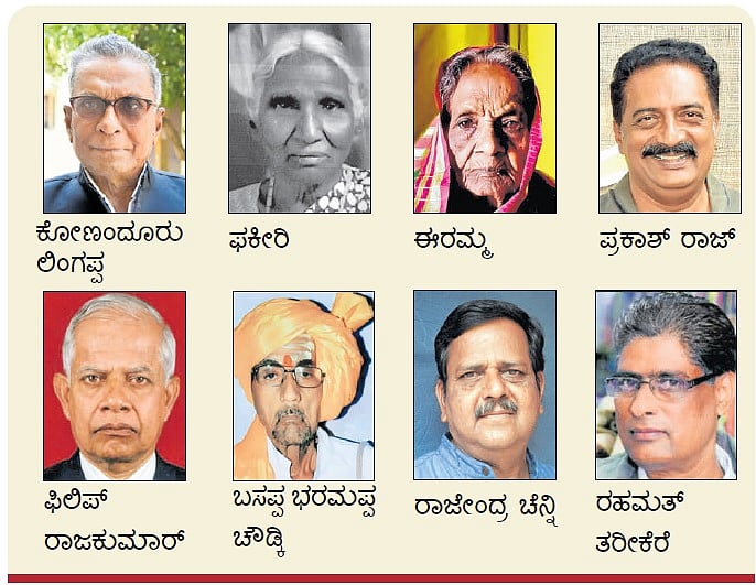 ರಾಜ್ಯೋತ್ಸವ ಪ್ರಶಸ್ತಿ ಪುರಸ್ಕೃತರ ಹಿನ್ನೆಲೆ; ಅರ್ಜಿ ಕರೆಯದೇ 70 ಸಾಧಕರಿಗೆ ಗೌರವ