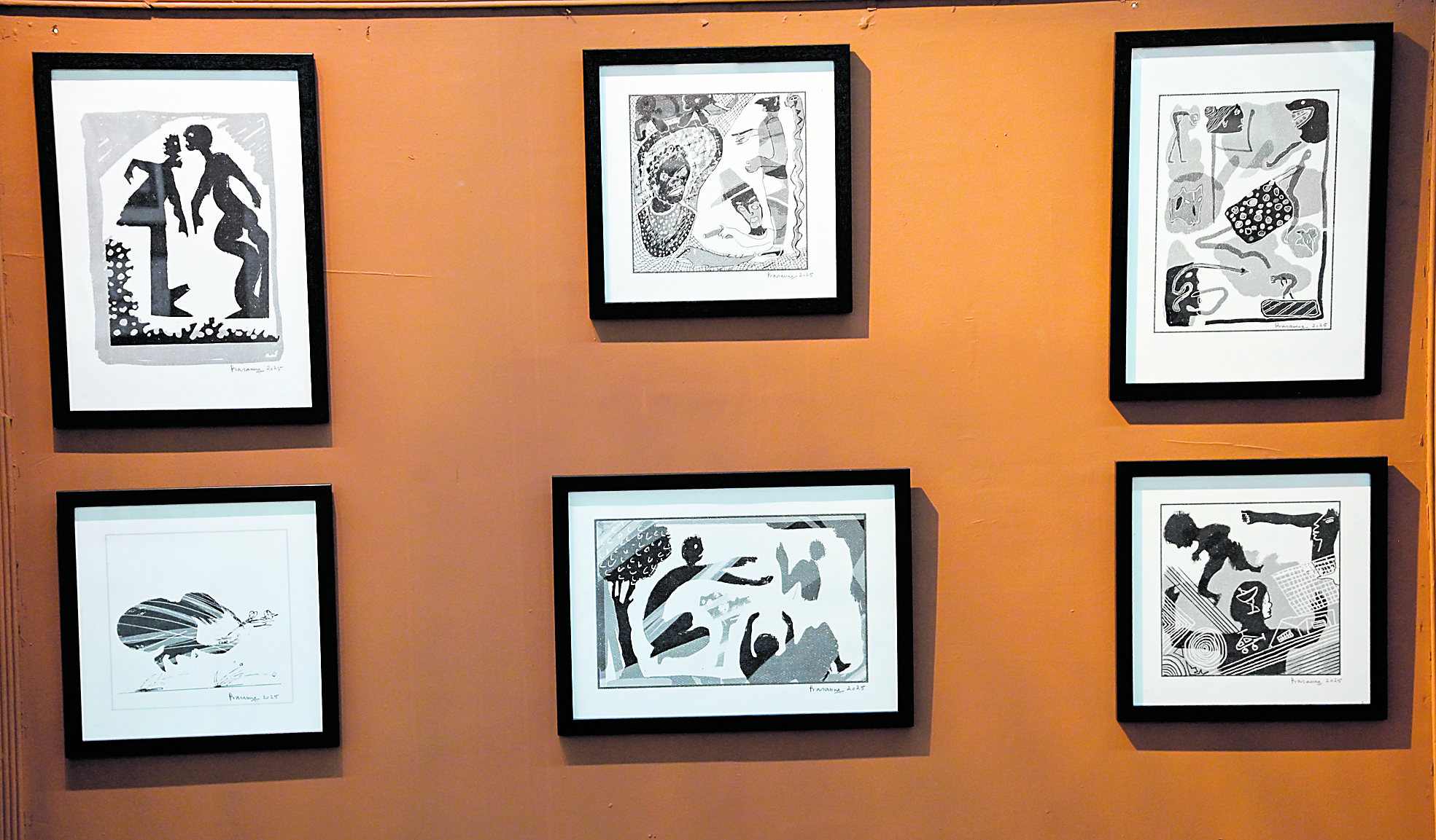 ಪ್ರಸನ್ನ ಅವರ ಕೈಯಲ್ಲಿ ಮೂಡಿದ ಕಲಾಕೃತಿಗಳು   ಚಿತ್ರಗಳು: ಮಂಜುನಾಥ್‌ ಎಂ.ಎಸ್‌.